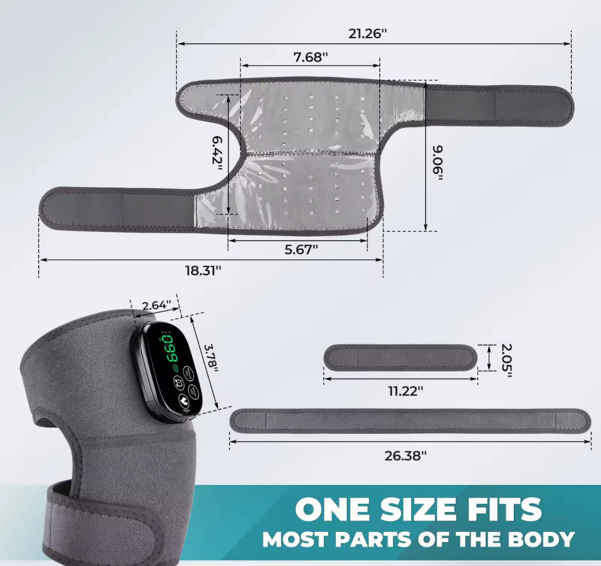 Infared Physiotherapy Red Light Joint Pad